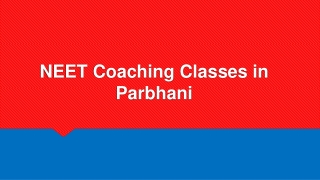 NEET Coaching Classes in Parbhani - IIB