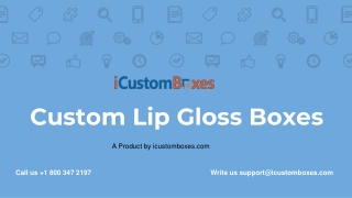 Lip Gloss Packaging Wholesale