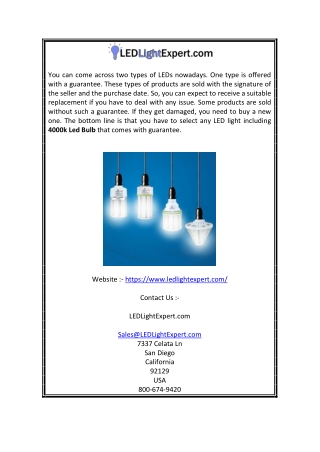 Led Bulb | Ledlightexpert.com