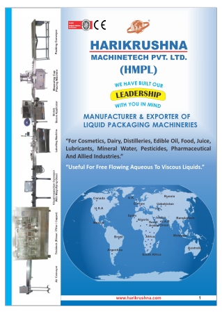 Liquid Filling Machine - Harikrushna Machinetech Pvt. Ltd.