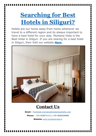 Best Luxury Hotels in Siliguri