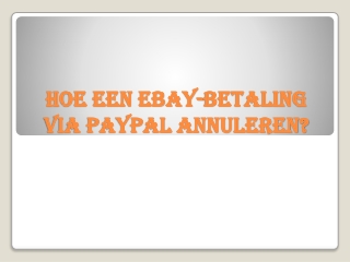 HOE VERZENDLABELS OP PAYPAL OPNIEUW AFDRUKKEN?