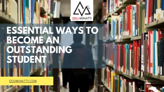 Essential ways to become an outstanding student