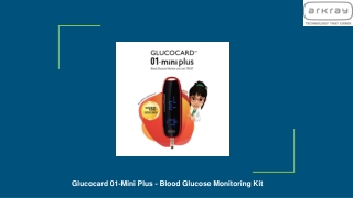 Buy The Most Accurate Blood Glucose Monitoring Device Kit | Arkray