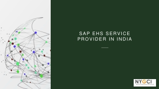 SAP EHS Implementation Companies in India | SAP ERP Consultants