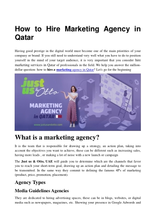 Marketing Management Agency