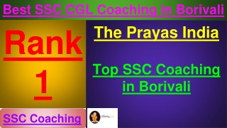 Best SSC Coaching in Borivali