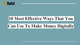 How To Earn Money From Digital Marketing!