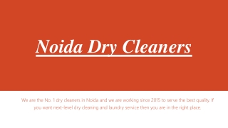 Noida Dry Cleaners