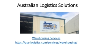 Warehousing Services