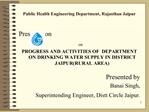 Public Health Engineering Department, Rajasthan Jaipur