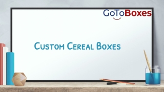 Custom Cereal Boxes