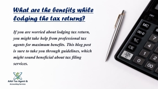 Lodging your tax return Blacktown