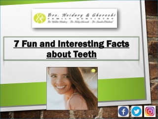 7 Fun and Interesting Facts about Teeth