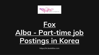 Learn in Detail about Entertainment Alba Korean