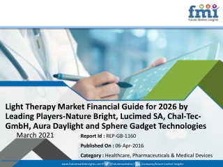 Light Therapy Market Financial Guide for 2026 by Leading Players- Beurer, Nature Bright, Lucimed SA, Chal-Tec-GmbH, Lumi