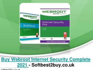 Webroot Internet Security Complete 2021