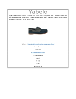 Wholesale Shoes Europe | Yabelo.com