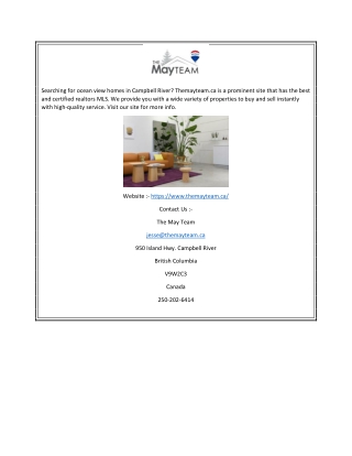 Houses for Sale Campbell River | Themayteam.ca