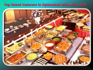 Top Rated Caterers in Hyderabad with Price List