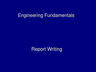 Engineering Fundamentals