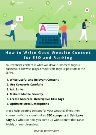 How to Write Good Website Content for SEO and Ranking