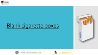 Buy custom printed Blank cigarette boxes with free Shipping in USA