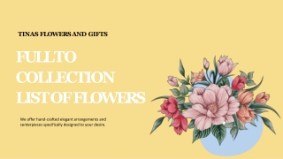 Online Flower Shop in Woodland Hills – Tinas Flowers and Gifts