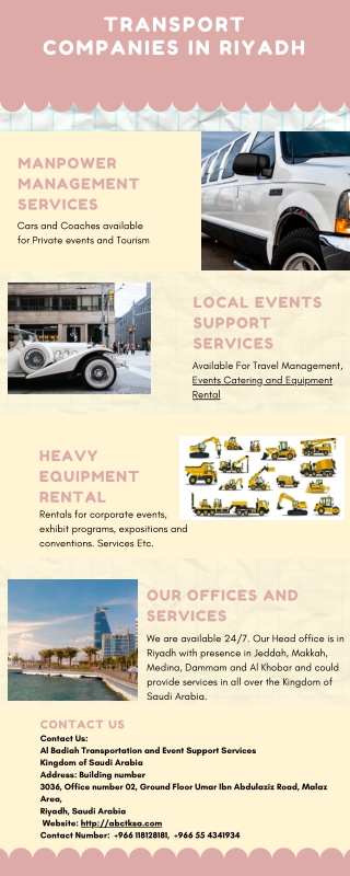 Transportation Company Riyadh