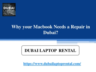 Why your Macbook Needs a Repair in Dubai?