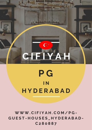 Factor you should check before getting a PG in Hyderabad Hitech City?