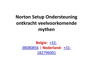 Norton Setup Ondersteuning Ontkracht Veelvoorkomende Mythen