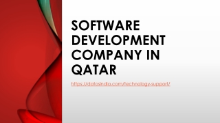 Software Development Company in Qatar 
