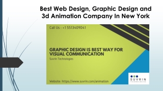 Best Web Design, Graphic Design, and 3d Animation Company In New York