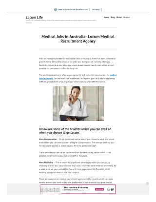 Medical Jobs in Australia- Locum Medical Recruitment Agency