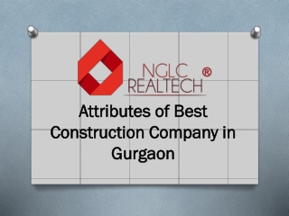 Best Construction Company in Gurgaon