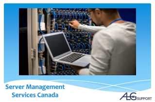 Server Management Services Canada