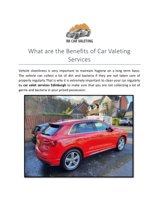 What are the Benefits of Car Valeting Services