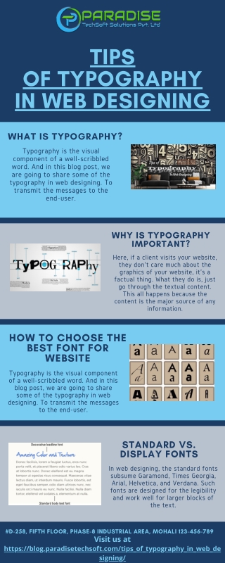Tips of Typography in Web Designing
