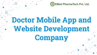 Doctor App Development Services By EMedStore