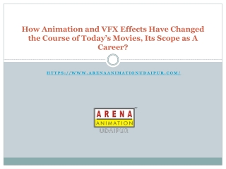 How Animation and VFX Effects Have Changed the Course of Today’s Movies, Its Scope as A Career?