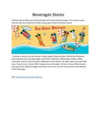 Beverages Stores