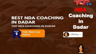 Best NDA Coaching Centres in Dadar