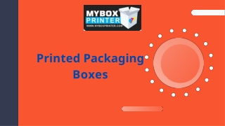 Printed Packaging  Boxes