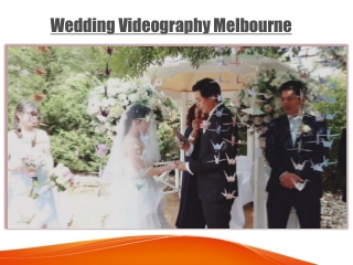 Wedding Videography Melbourne