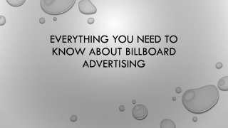 Everything You Need to Know About Billboard Advertising