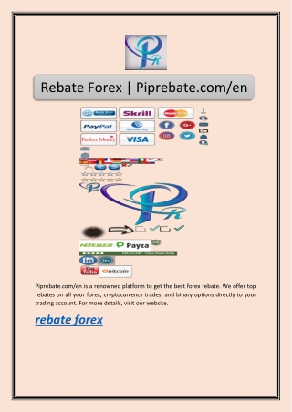 Rebate Forex | Piprebate.com/en