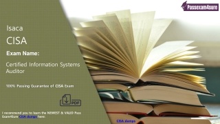 CISA  Exam Dumps | Get Valid CISA  Question Answer | PassExam4Sure