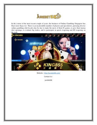 Online Betting in Singapore | Junebet66.com