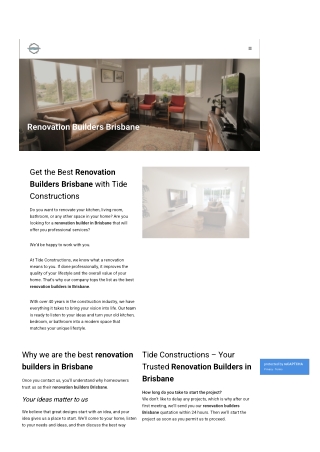 Renovation Builders Brisbane